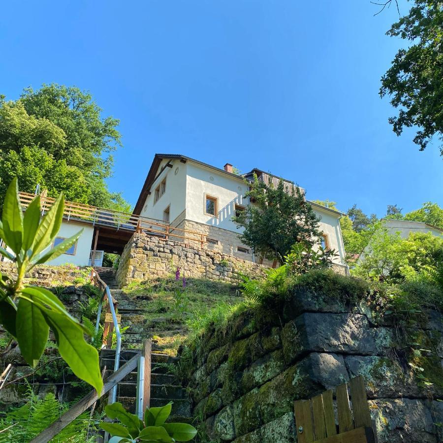 Luxusboofe - Ferienhaus Am Lilienstein كونيجشتاين آن دير إلب المظهر الخارجي الصورة